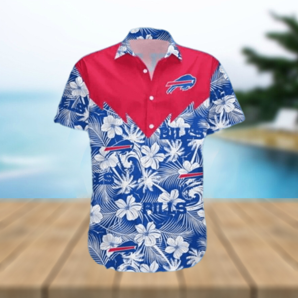 Buffalo Bills Hawaiian Shirt Beach Gift For Sports Lovers NFL Hawaiian Shirt - Limotees