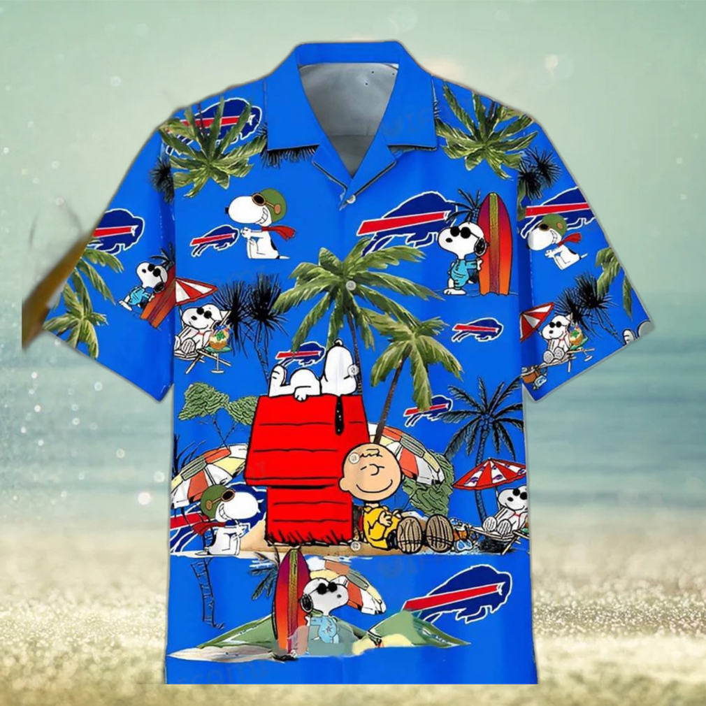 Buffalo Bills Hawaiian Shirt Charlie Snoopy Coconut Tree Buffalo Bills Gift - Limotees