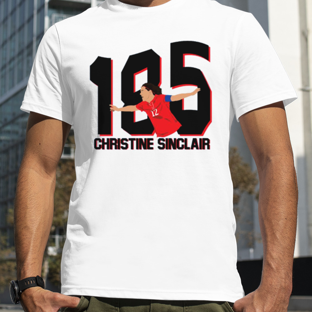 Christine Sinclair 185 Goals shirt