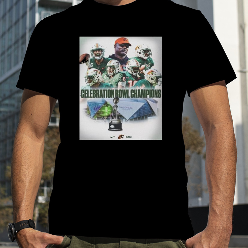 Congratulations Celebration Bowl Champions Is Florida AM Football Rattlers Go Our Time Bowl Season 2023-2024 T-shirt