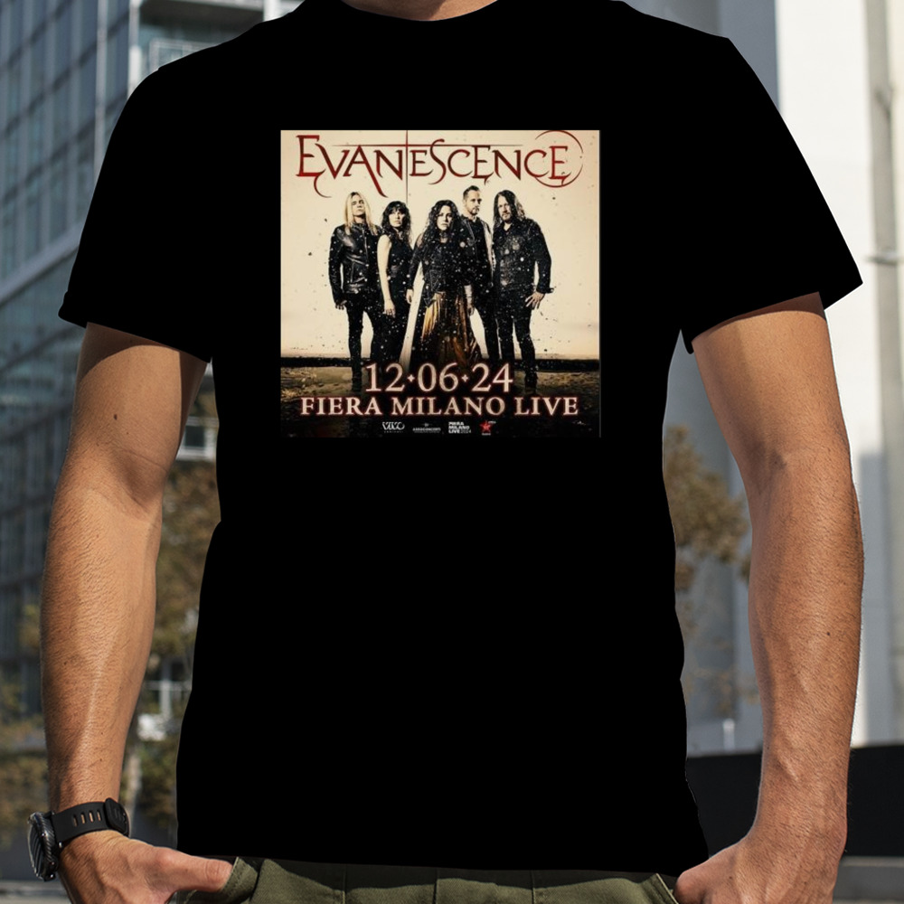 Evanescence Fiera Milano Live 2024 T-shirt