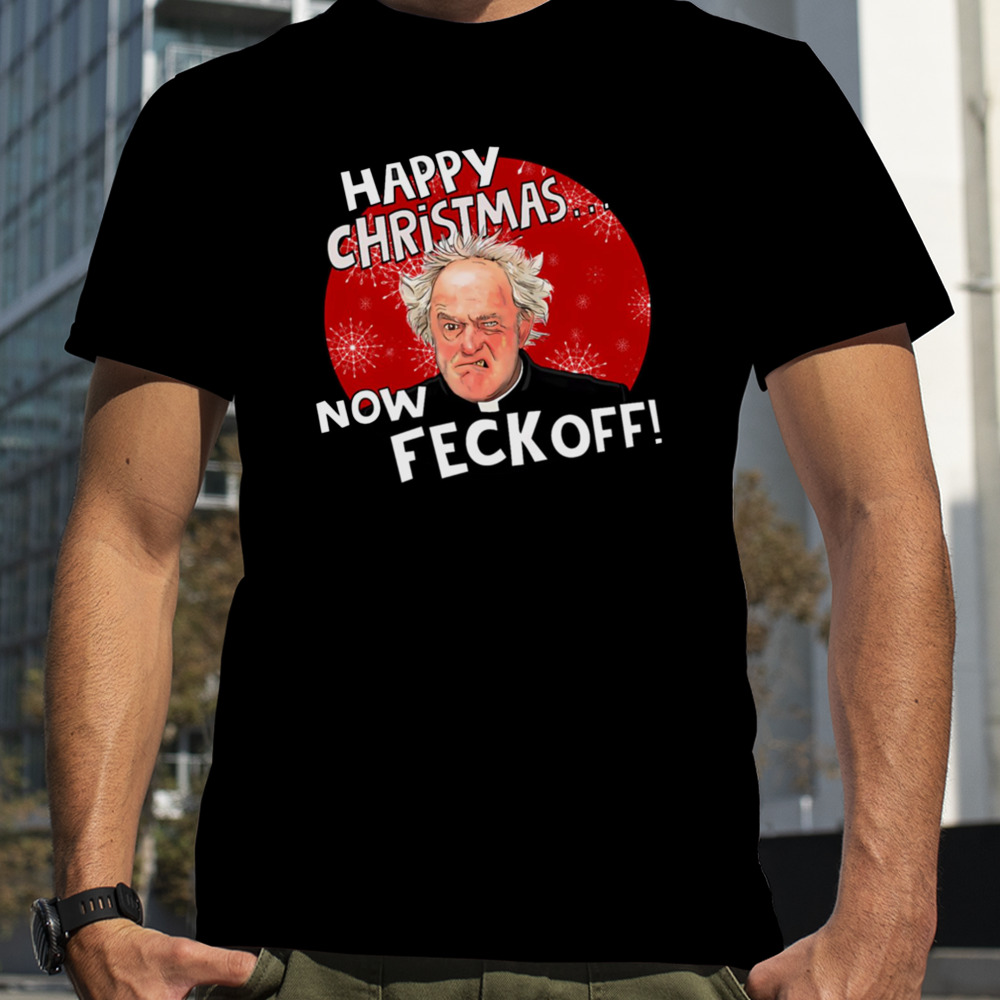 Father Ted Father Jack Happy Fecking Christmas Graphic shirt