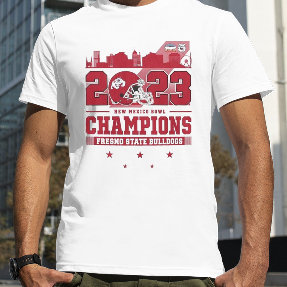 Fresno State Bulldogs Skyline 2023 New Mexico Bowl Champions shirt