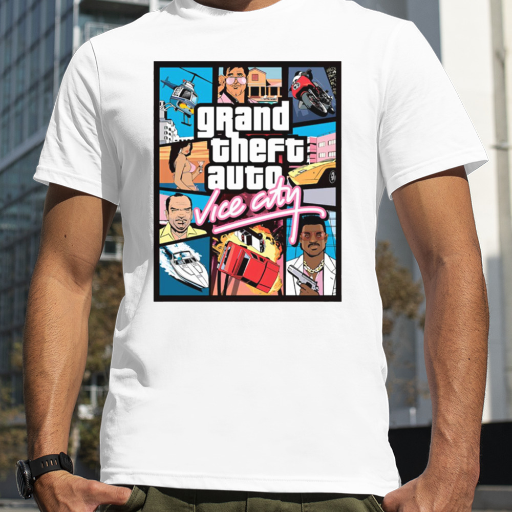 Grand Theft Auto Vice City Cover shirt