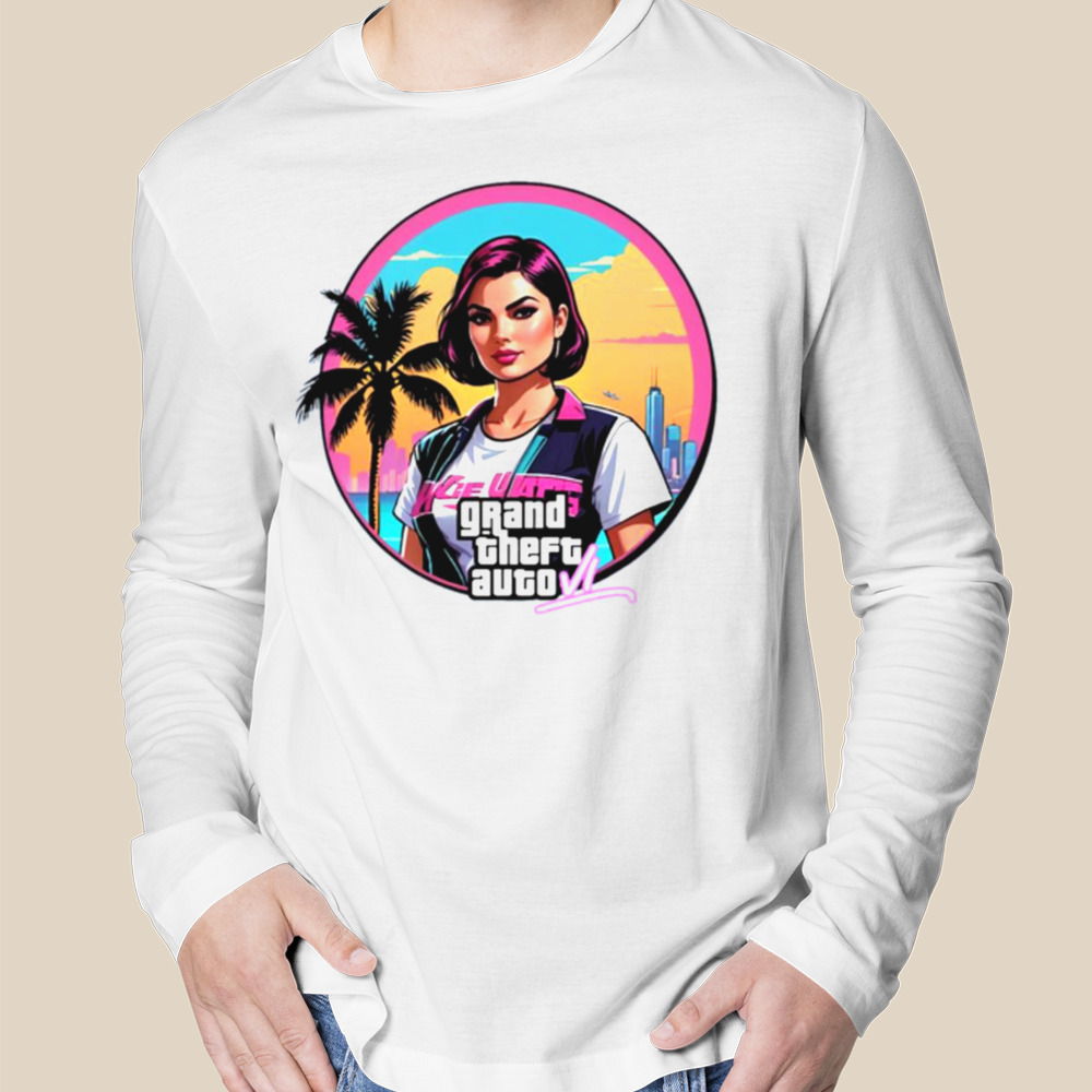 Gta 6 Vice City Fanart New Design Vice City New Logo shirt