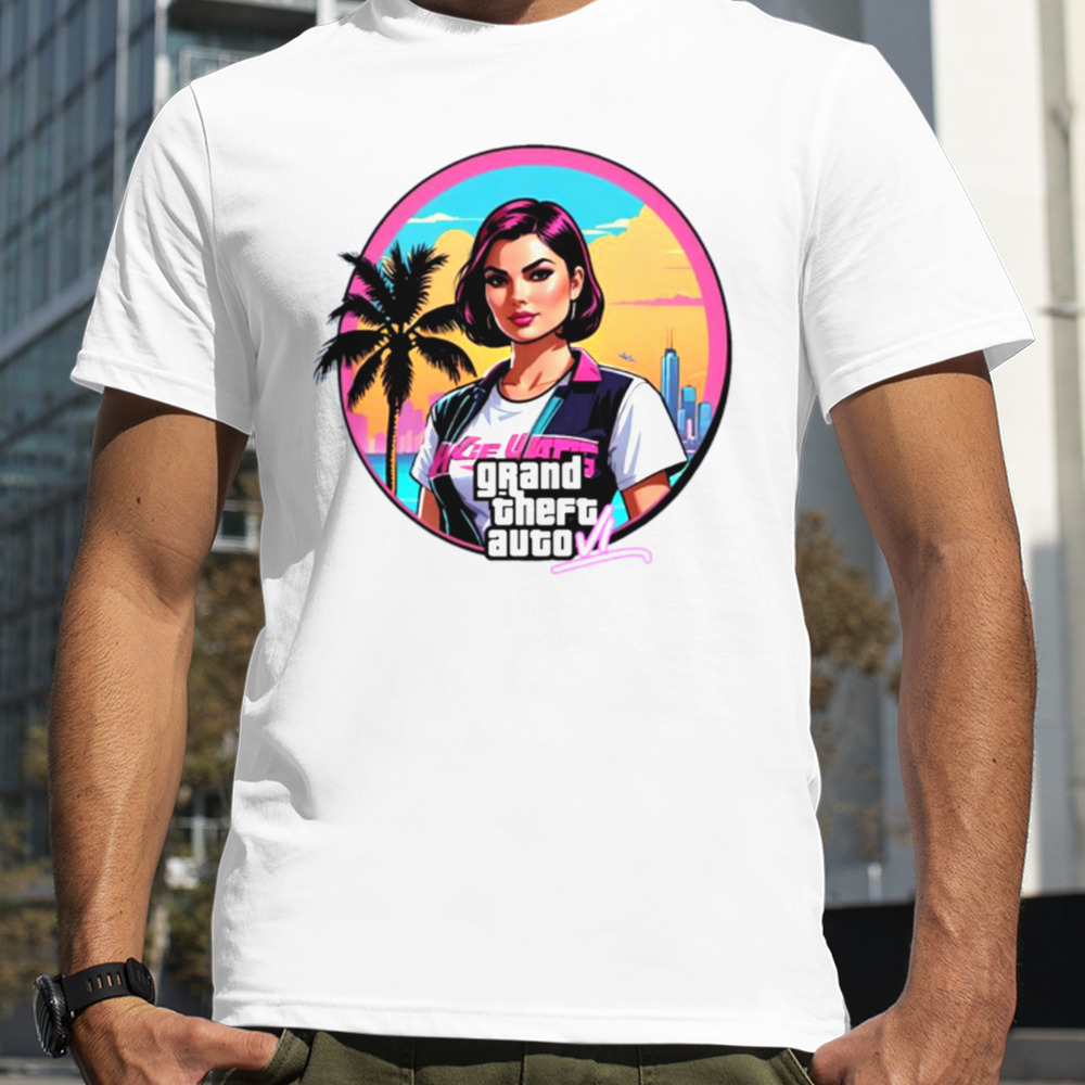 Gta 6 Vice City Fanart New Design Vice City New Logo shirt