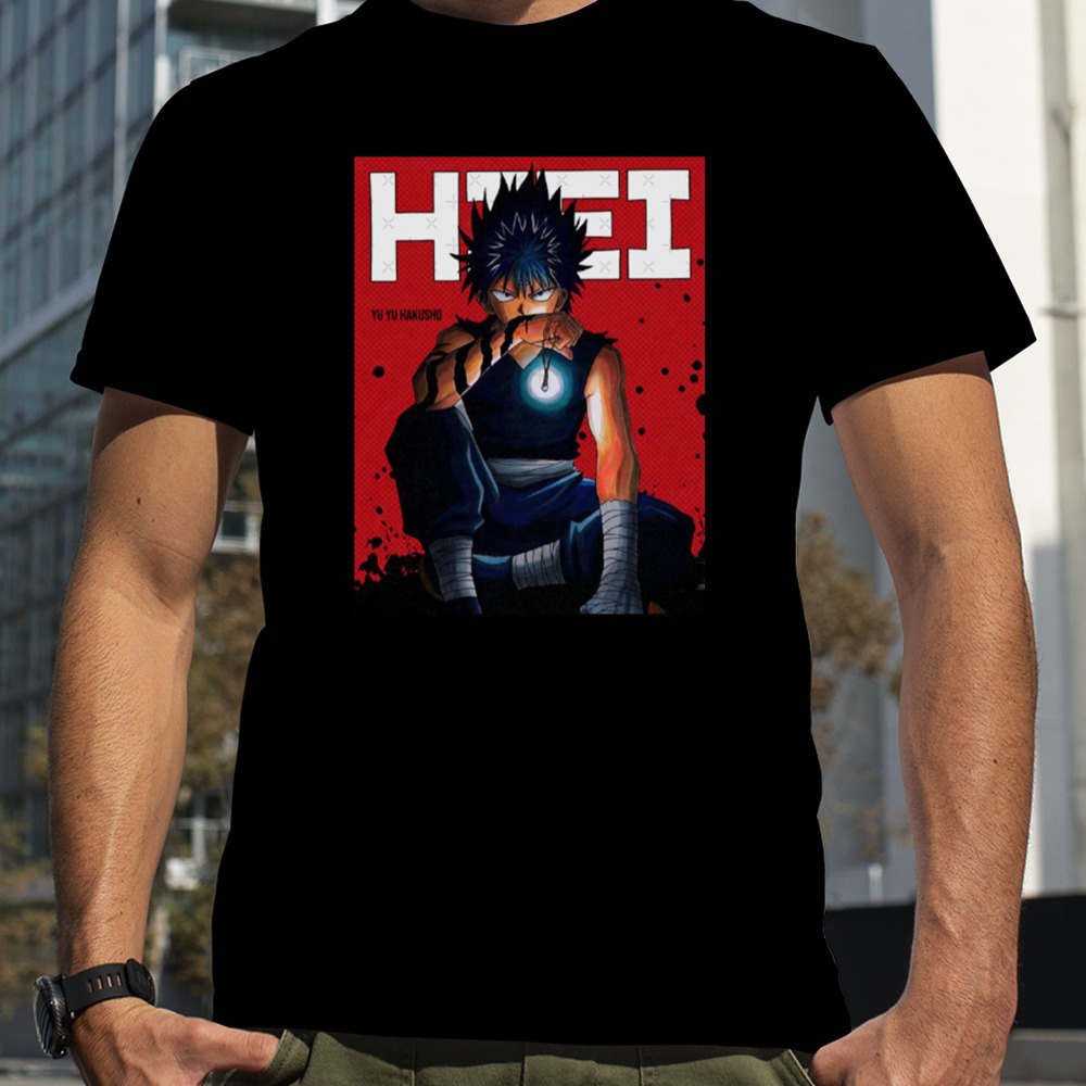 Hiei Yyh Red Comic Design shirt