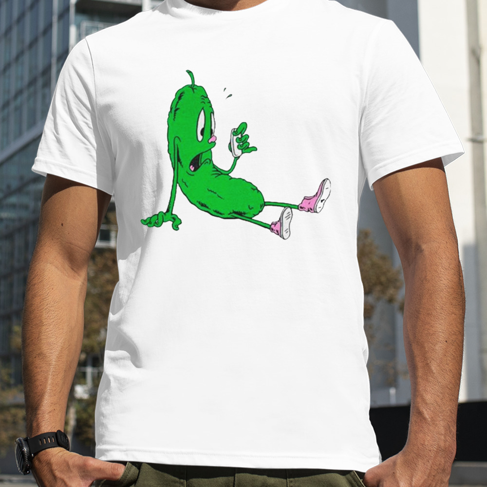 Ikea stunsig green pickle phone shirt