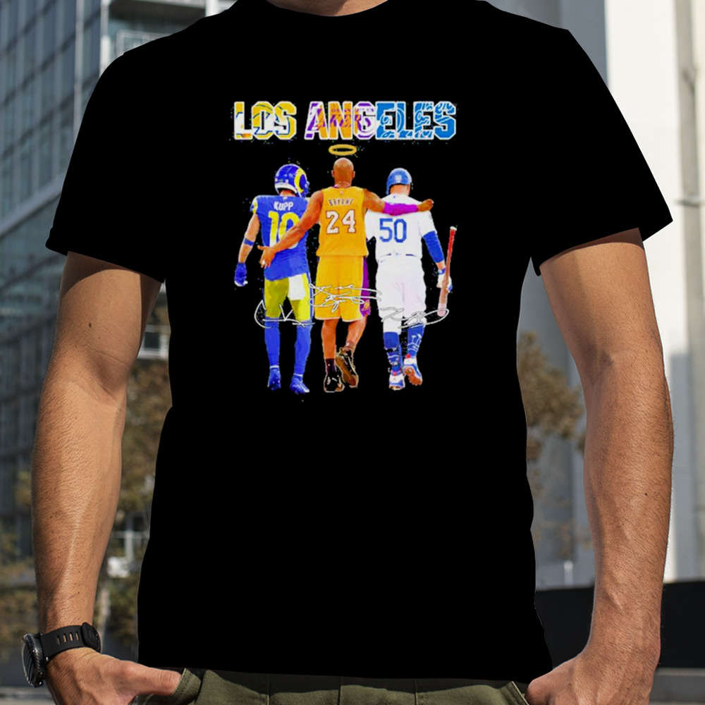 Los Angeles Cooper Kupp, Kobe Bryant and Mookie Betts Signatures Shirt