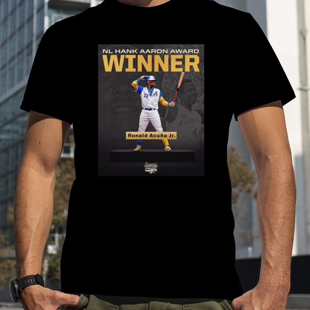 Original Ronald Acuna Jr Hank Aaron Award Winner 2023 T-shirt