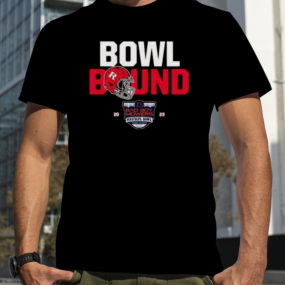 Rutgers University Football 2023 Pinstripe Bowl Bound T-shirt