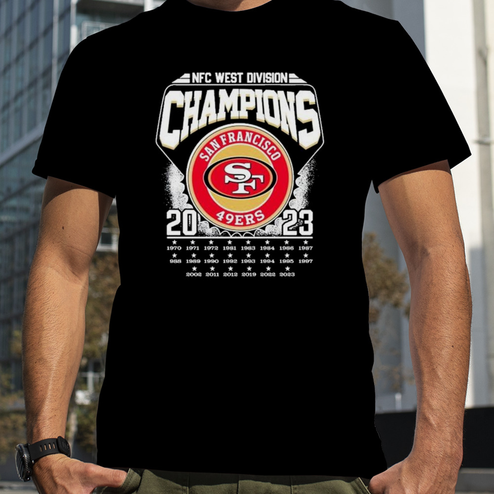 San Francisco 49ers 2023 NFC West Division 22-Time Champions shirt