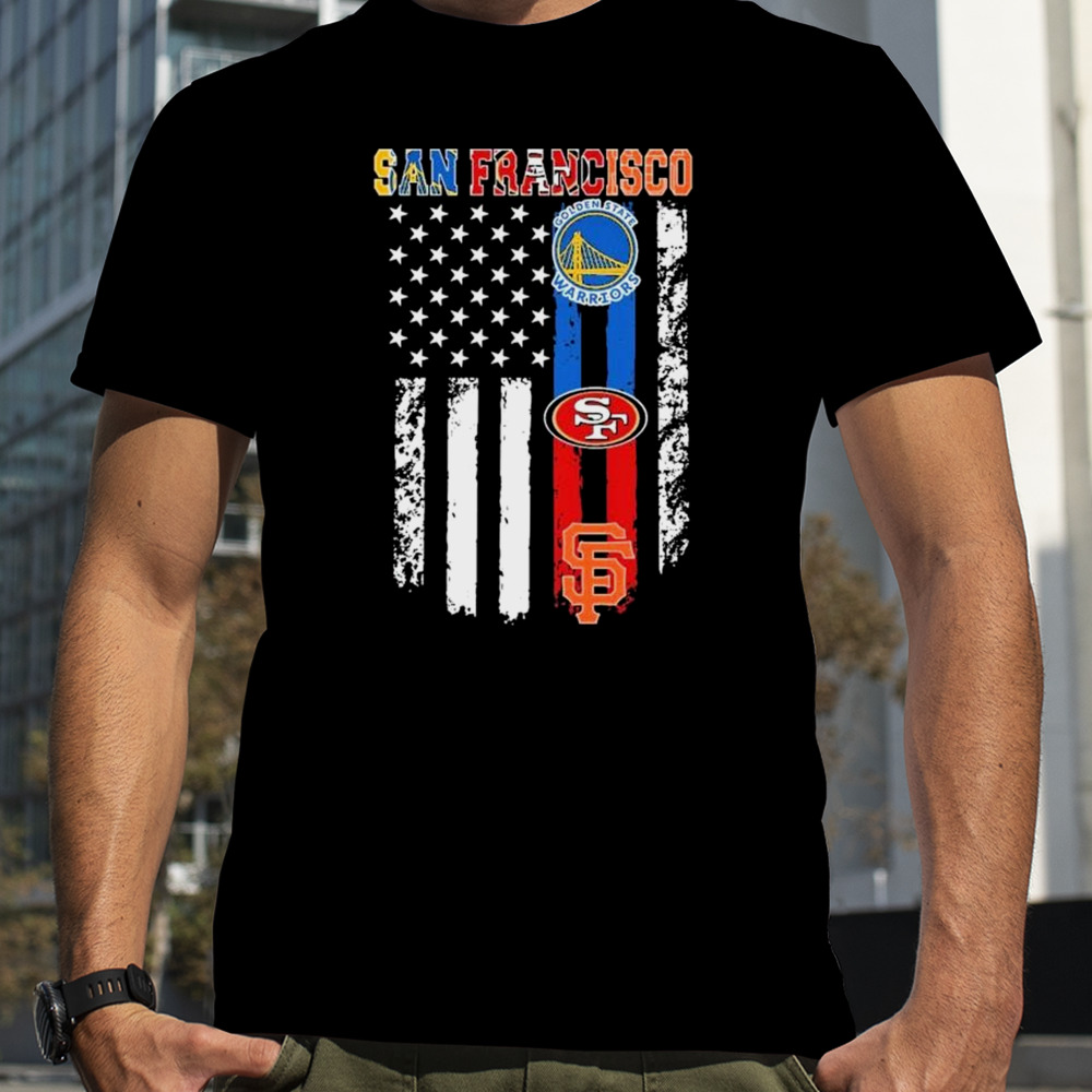 San Francisco Sports Teams Logo Flag 2023 shirt