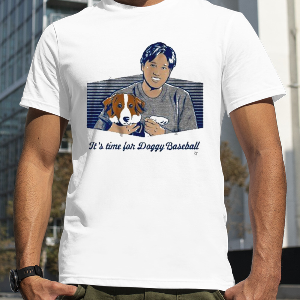 Shohei Ohtani It’s Time For Doggy Baseball shirt