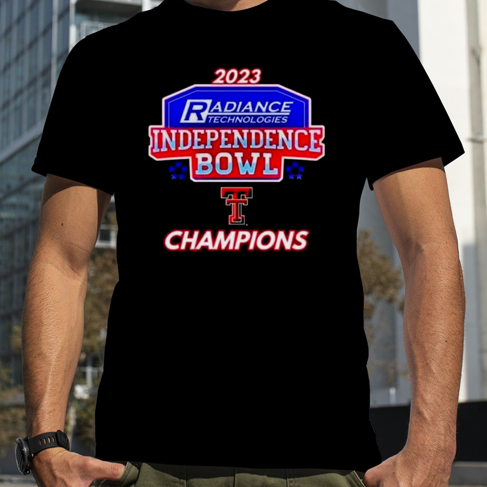 Texas Tech Raiders 2023 Independence Bowl Champions Gear T-shirt