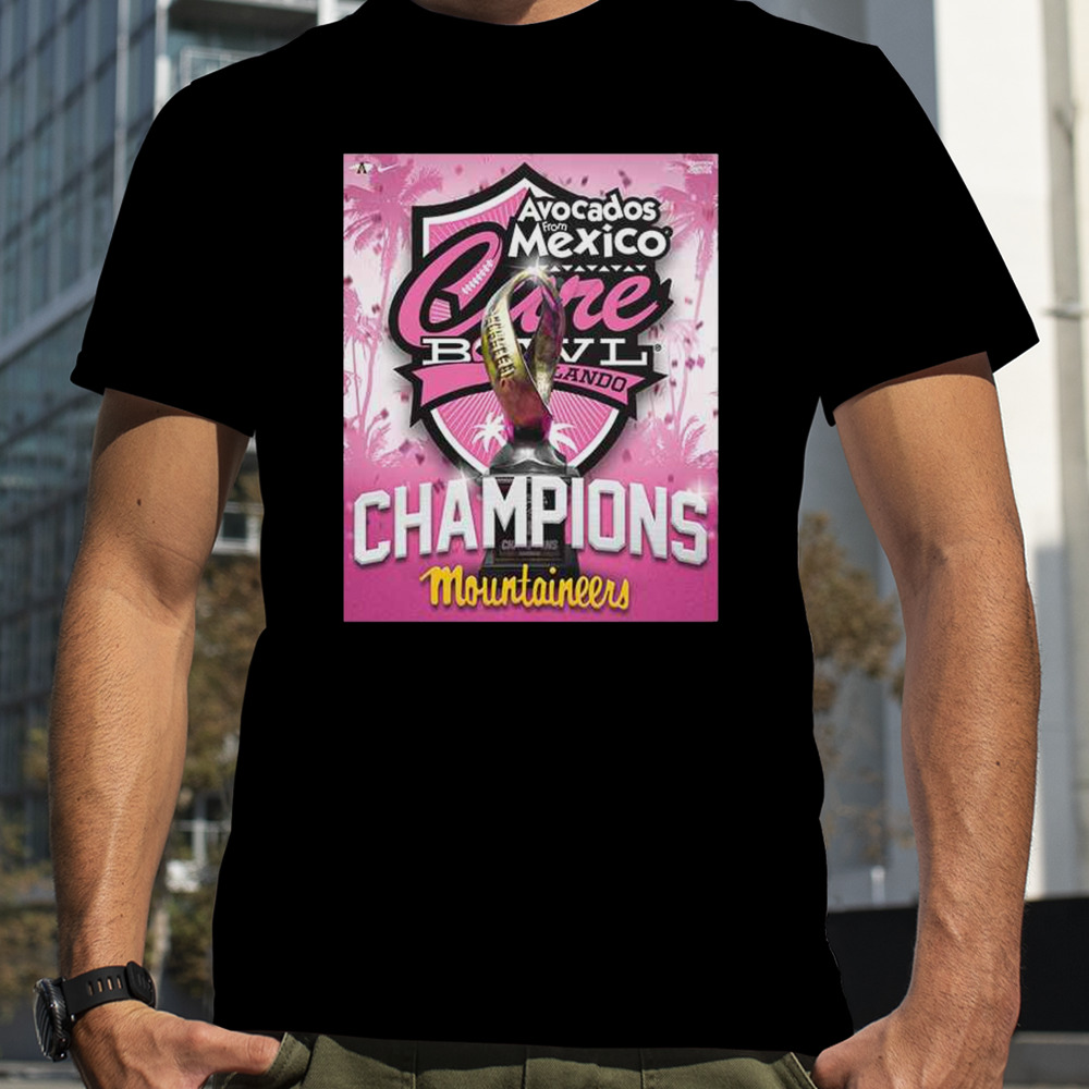 App State Football Are 2023 Cure Bowl Champions Congratulations Bowl Season 2023-2024 Trophy Poster T-Shirt