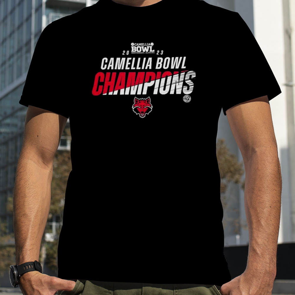 Arkansas State Red Wolves Champions 2023 Camellia Bowl T-shirt