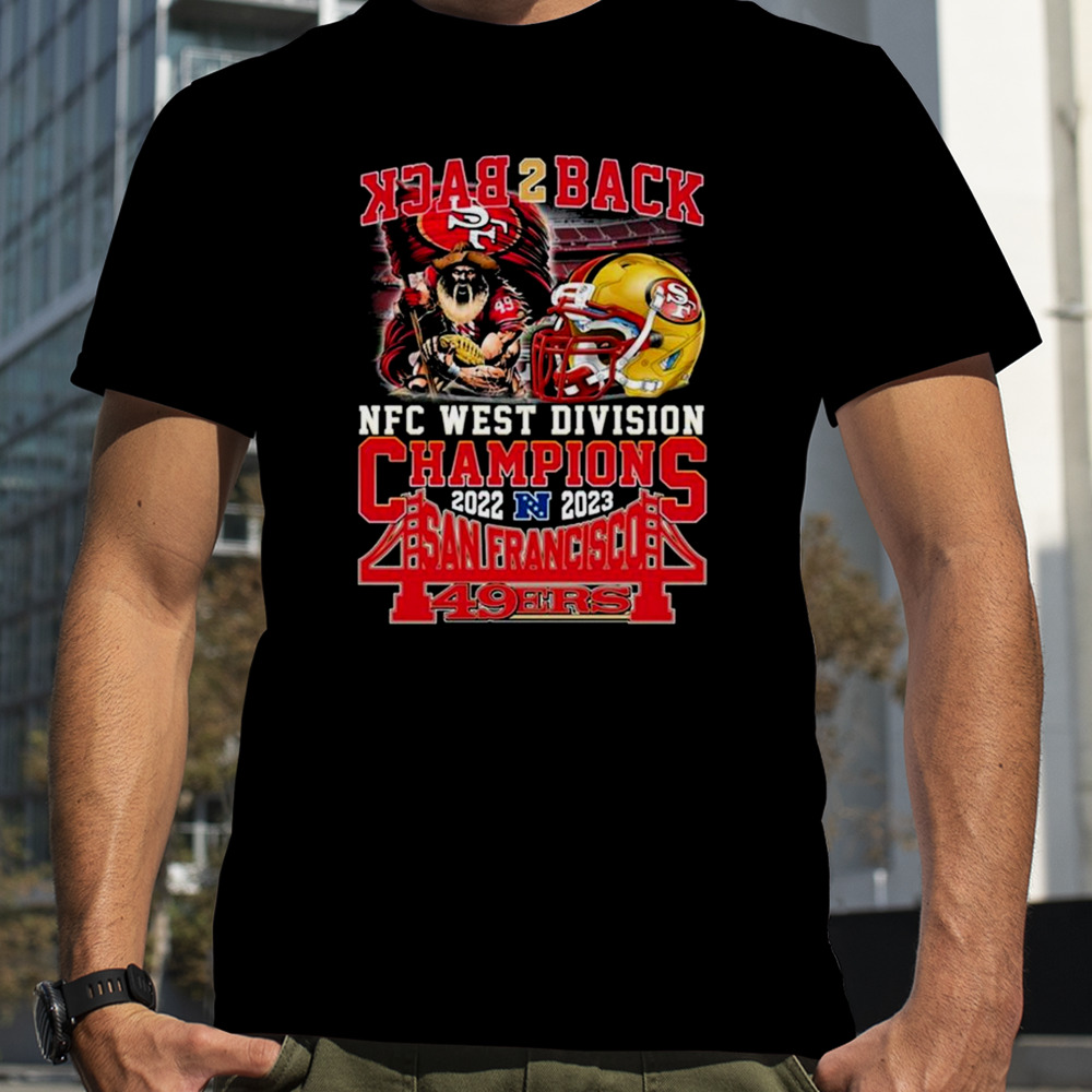 Back To Back NFC West Division Champions 2022-2023 San Francisco 49ers T-Shirt