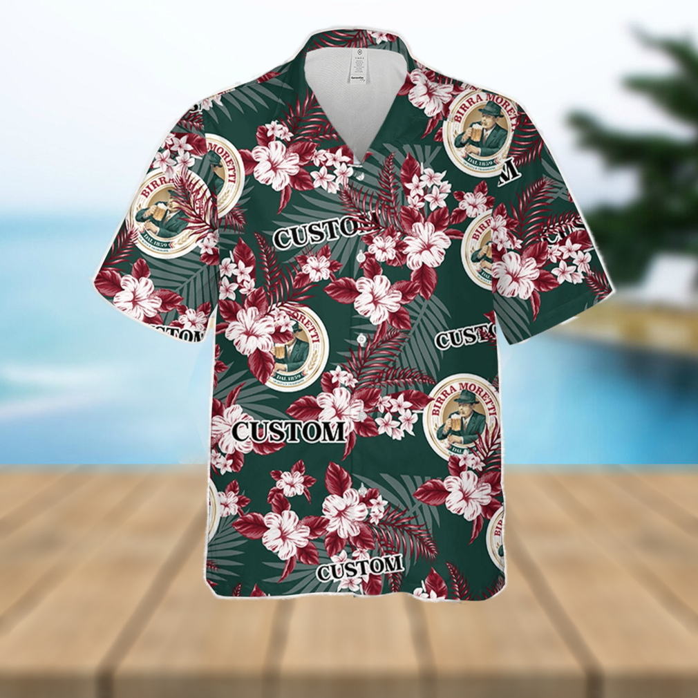 Birra Moretti Hawaiian Shirt Flowers Pattern Personalized Gift Men And Women - Limotees