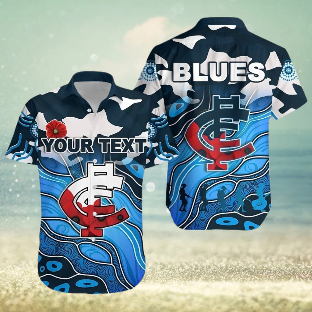 Blues Hawaiian Shirt Carlton Attractive Indigenous_1 What Pants To Wear With - Limotees