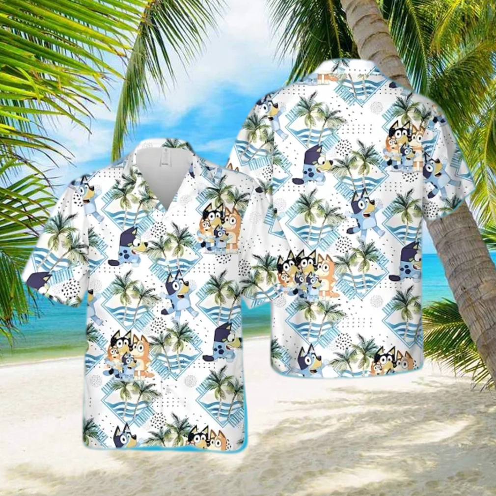 Bluey Beach Summer Family Hawaiian Shirt - Limotees