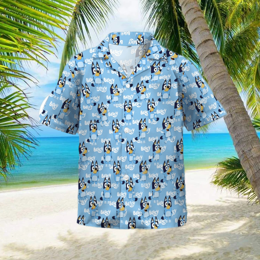 Bluey Hawaiian Shirt jpg bluey kids shirt - Limotees