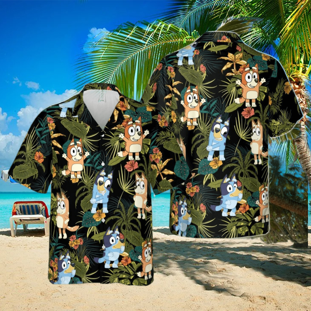 BlueyDad Dad Hawaiian Shirt BlueyDad Mum Shirt - Limotees