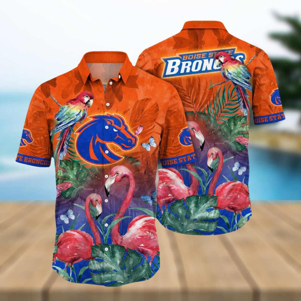 Boise State Broncos NCAA Hawaiian Shirt Warmth Aloha Shirt - Limotees