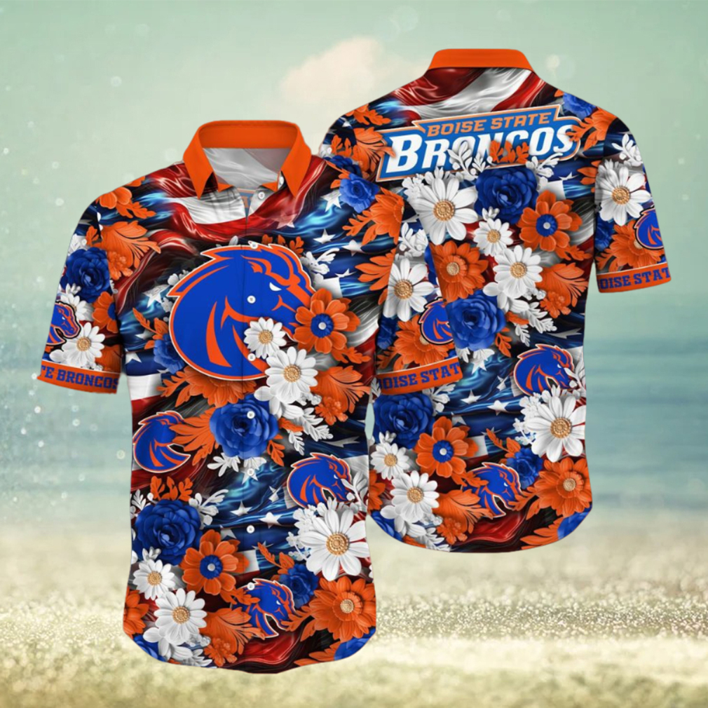 Boise State Broncos NCAA1 Hawaii Shirt Independence Day - Limotees