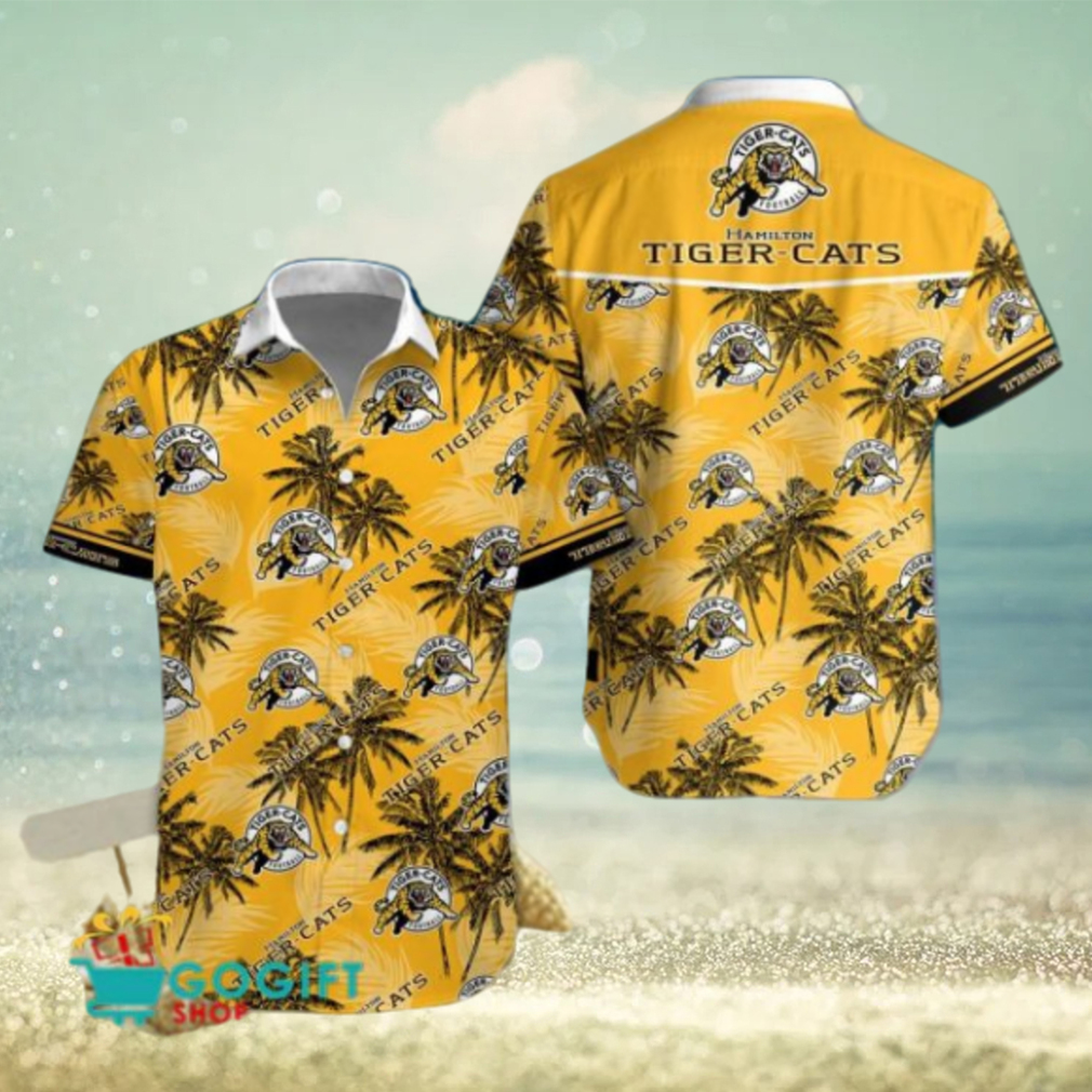 CFL Hamilton Tiger Cats Hawaiian Shirt - Limotees