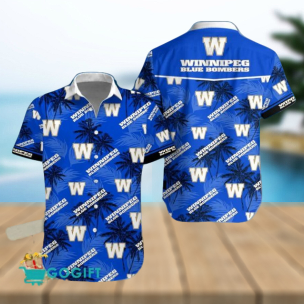 CFL Winnipeg Blue Bombers Hawaiian Shirt - Limotees