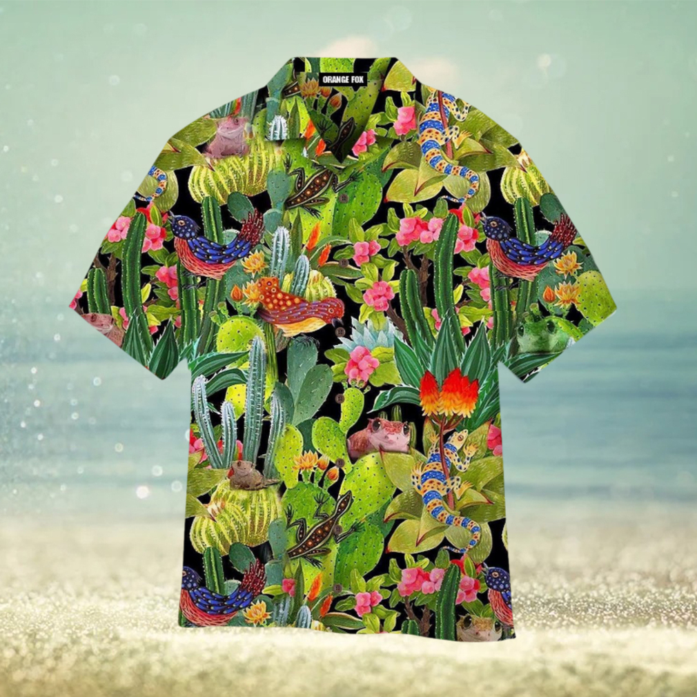 Cactus Pattern Tropical Hawaiian Shirt For Men & Women - Limotees