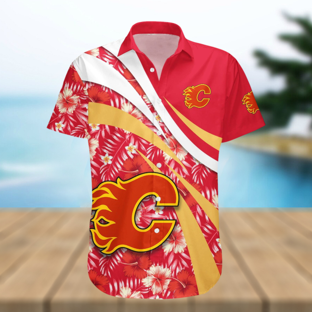 Calgary Flames Hawaii Shirt Hibiscus Sport Style – NHL - Limotees