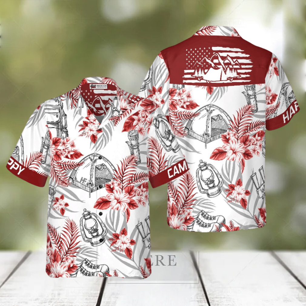 Camping Hawaiian Shirt For Summer - Limotees