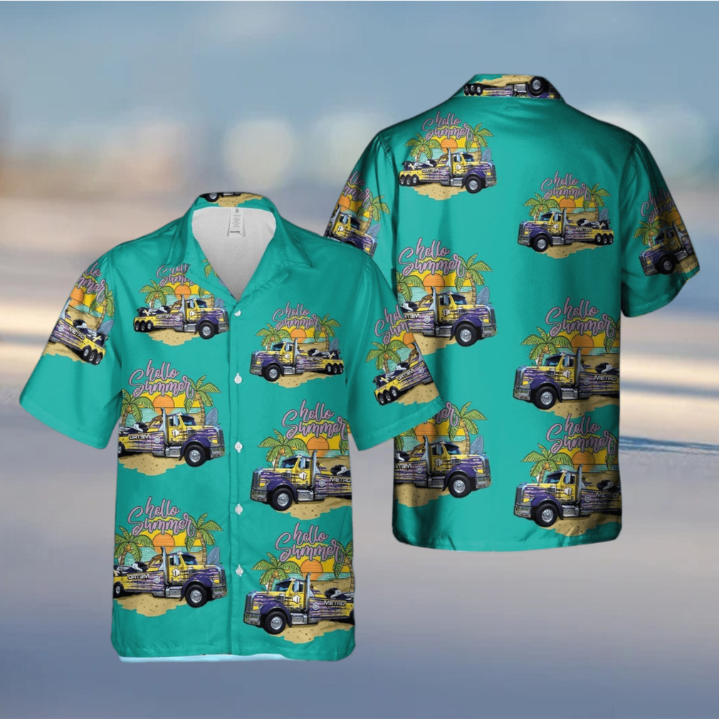 Canada Towing Truck Summer Aloha Summer Aloha And Beach Short And Beach Short hawaiin shirt - Limotees