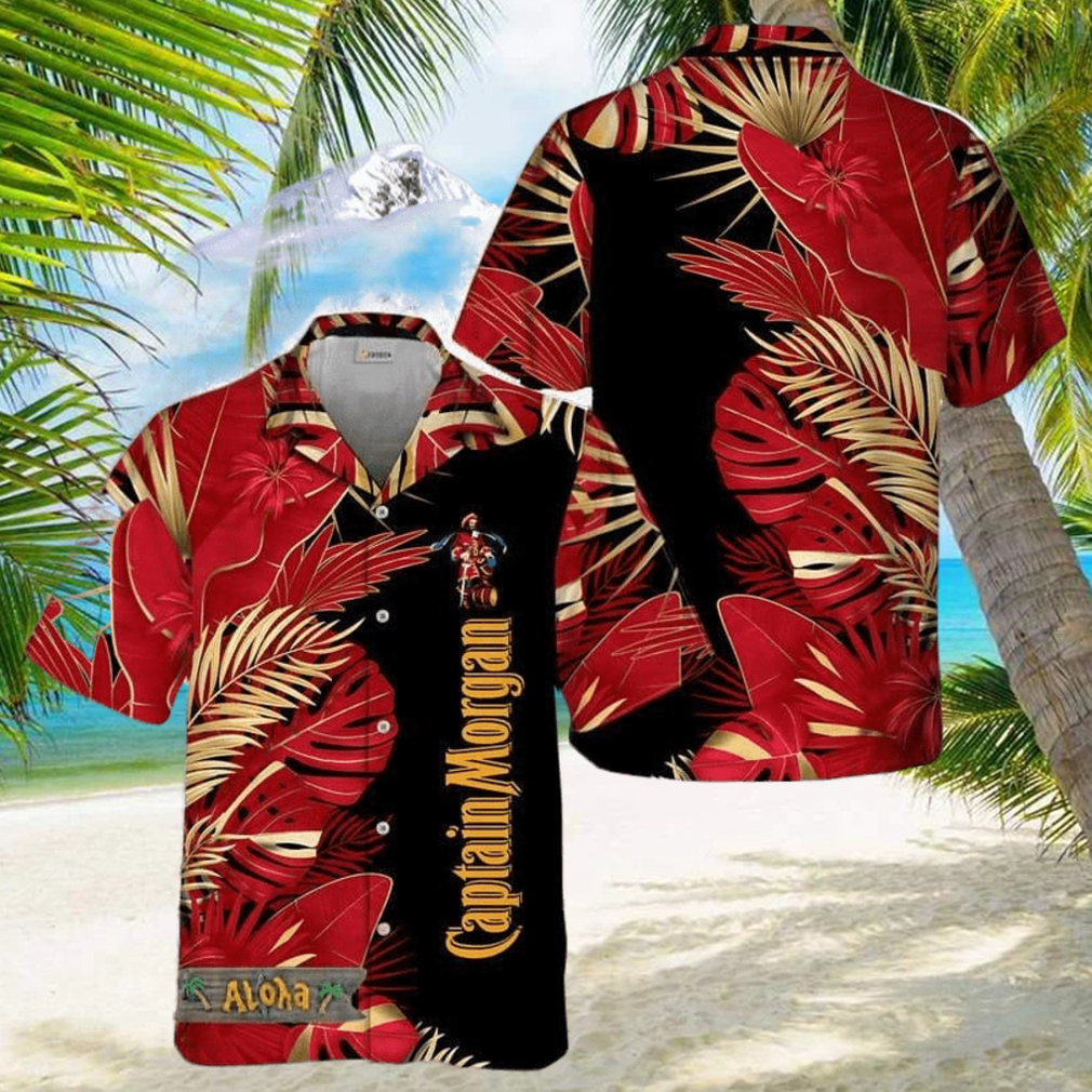 Captain Morgan Tropical Palm Hawaiian Shirt For Men And Women Gift Hawaiian Beer - Limotees