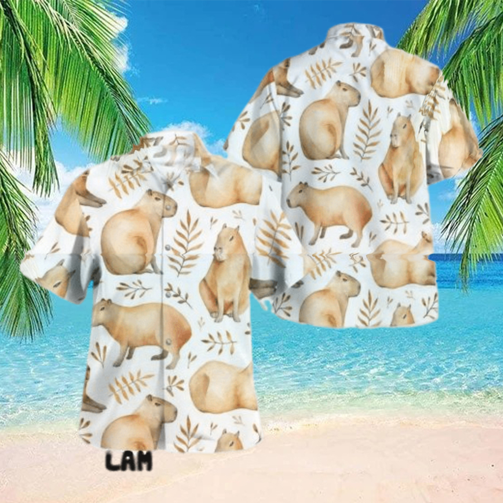 Capybara Summer Aloha Beach Hawaiian Shirt - Limotees