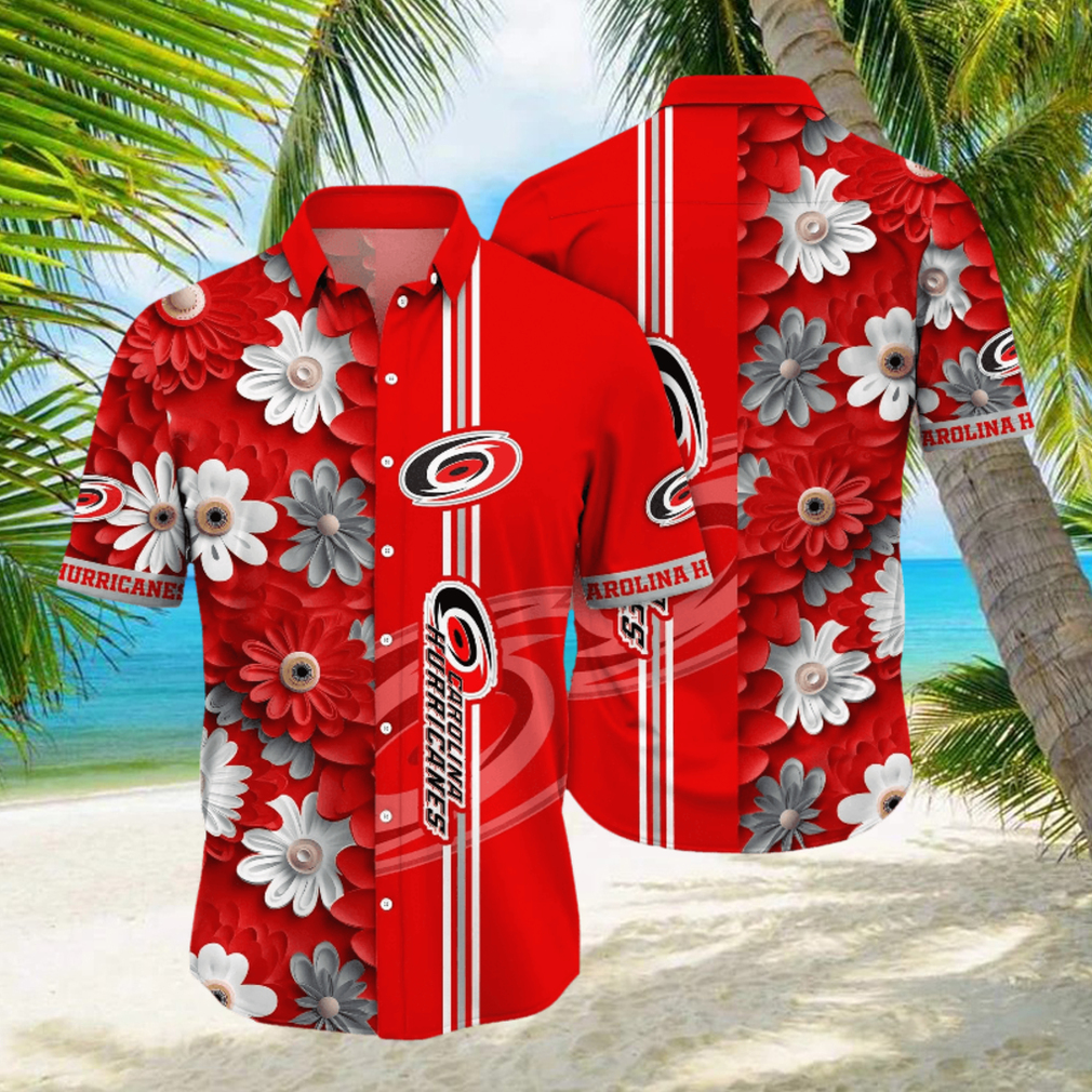 Carolina Hurricanes NHL Hawaiian Shirt Heat The Sport Of Two Halves Shirts - Limotees