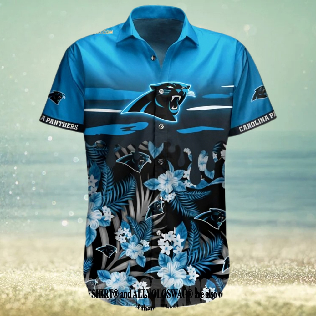 Carolina Panthers All Over Print Hawaiian Shirt - Limotees