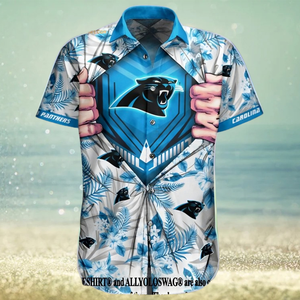 Carolina Panthers Grateful Dead Full Printed Hawaiian Shirt - Limotees