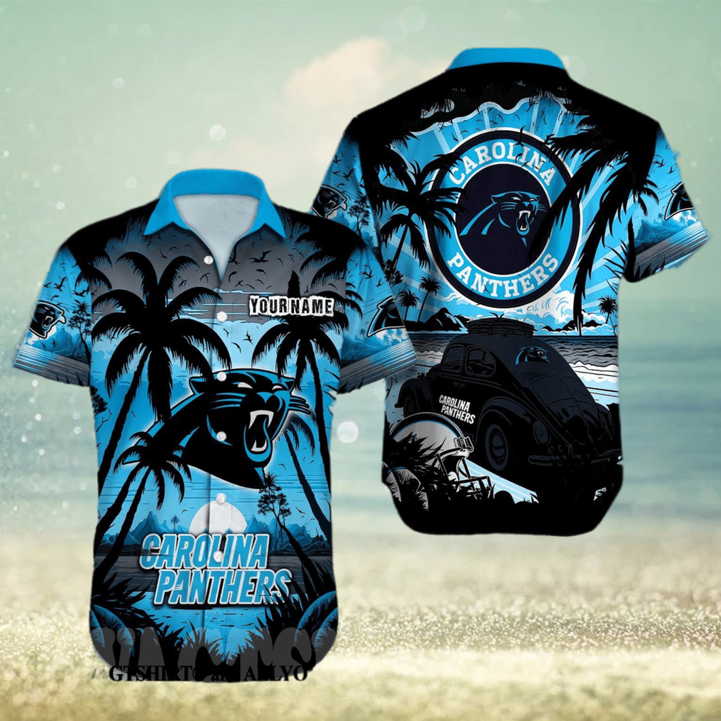 Carolina Panthers NFL Custom 3D Full Print Hawaiian Shirt - Limotees