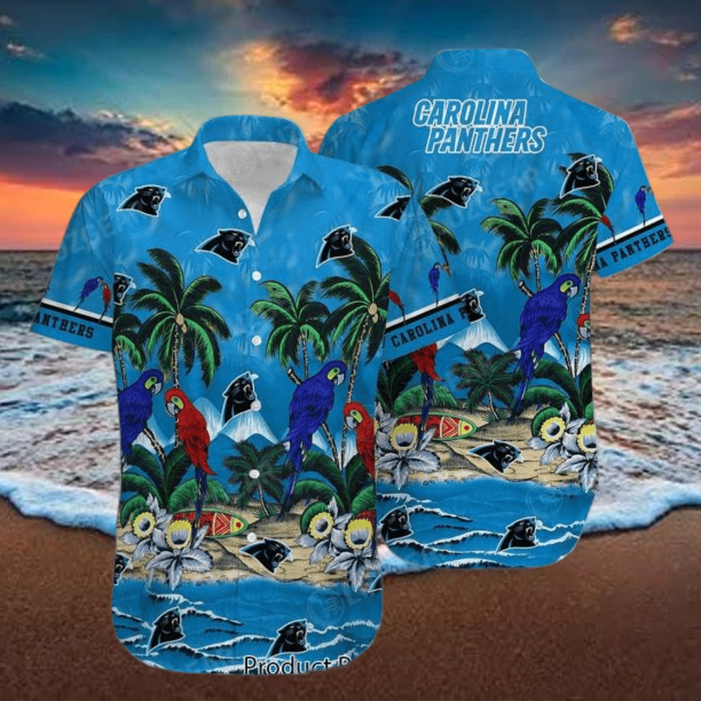 Carolina Panthers NFL Football Hawaiian Shirt Graphic Summer Tropical Pattern New Trends Gift For Men Women - Limotees