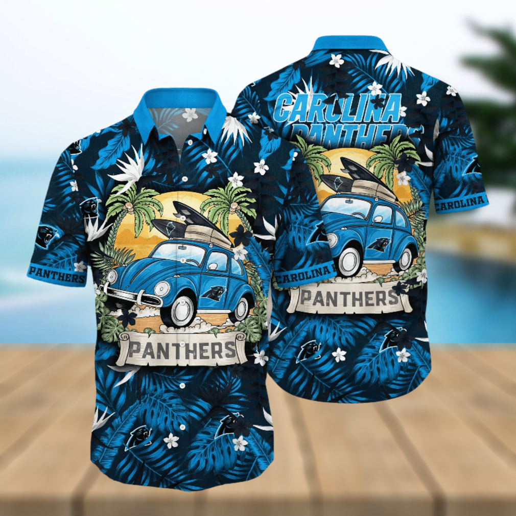 Carolina Panthers NFL Hawaiian Shirt High Temperaturestime Aloha Shirt - Limotees