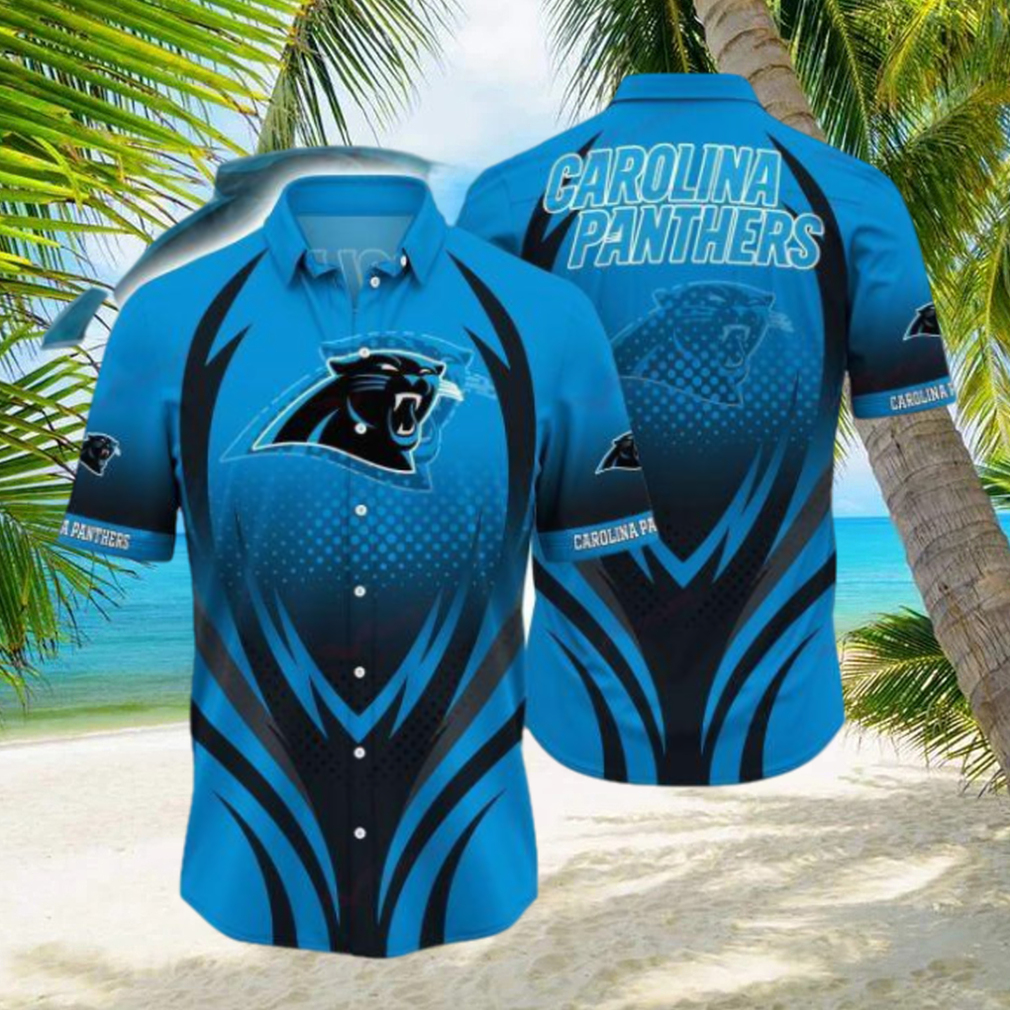 Carolina Panthers NFL Logo Hawaiian Shirt Gifts For Fans Dad Gifts - Limotees