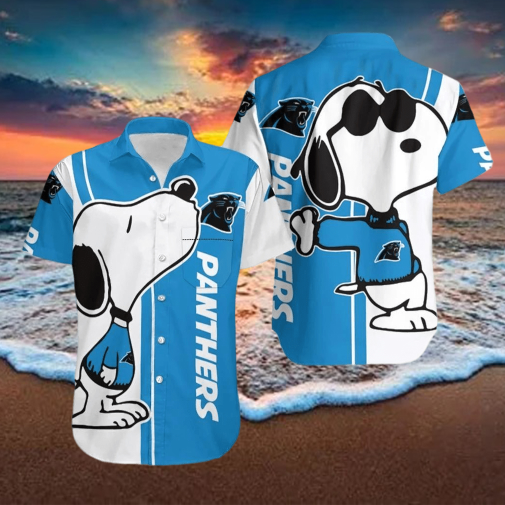 Carolina Panthers Snoopy Lover 3D Printed Hawaiian Shirt - Limotees