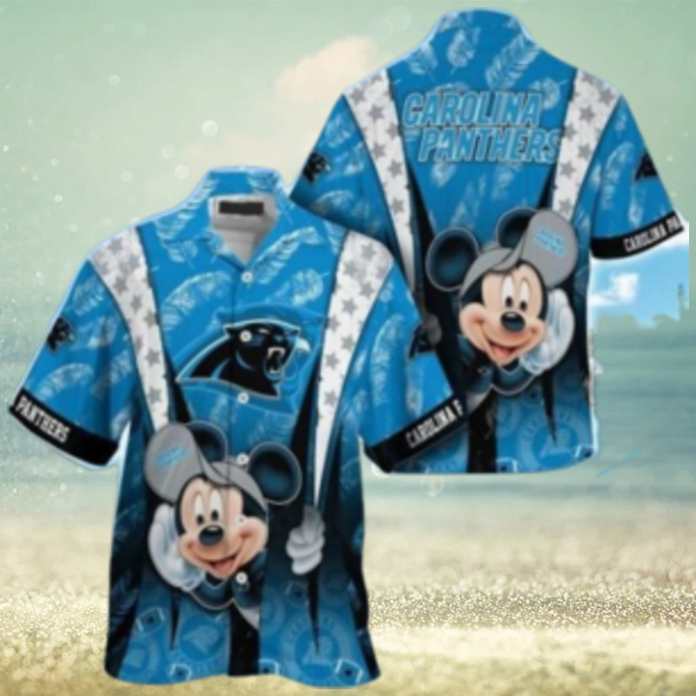 Carolina Panthers nfl mickey mouse Hawaiian Shirt custom for fan - Limotees