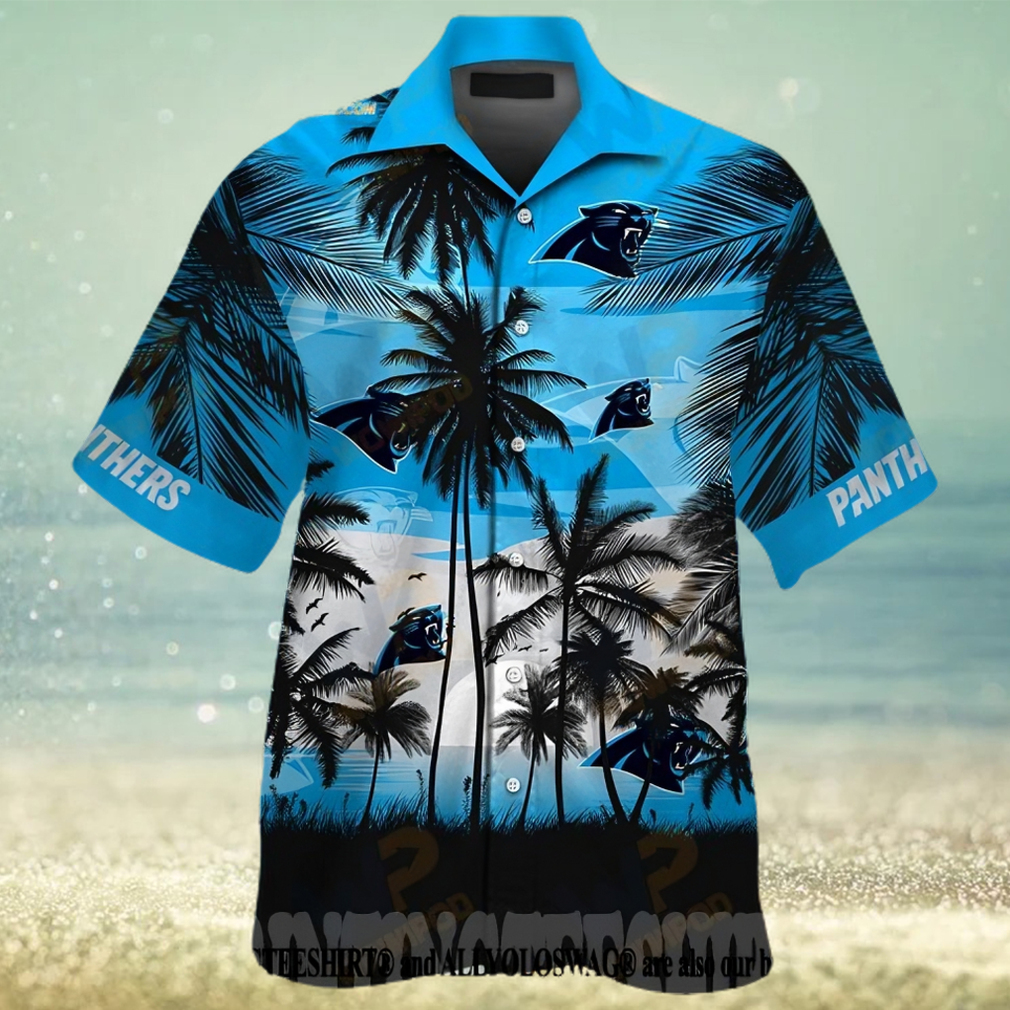 Carolina panthers tropical Summer Vibe Hawaiian Shirt - Limotees