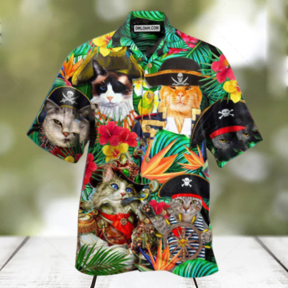 Cat It’s Pirate Life For Me – Hawaiian Shirt - Limotees