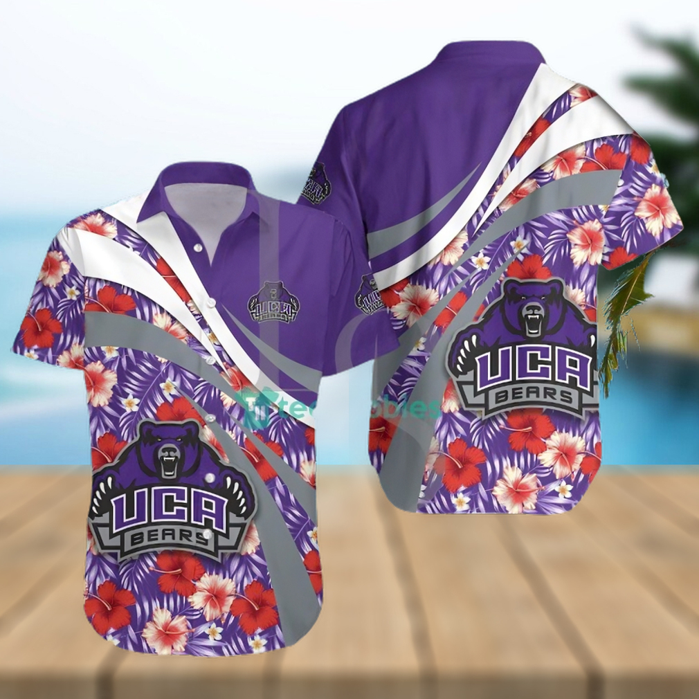 Central Arkansas Bears NCAA Hibiscus Tropical Flower Hawaiian Shirt - Limotees