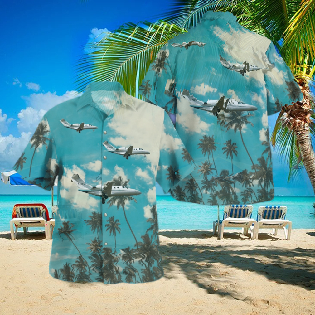 Cessna 525 Citationjet Summer Aloha hawaiian shirt - Limotees